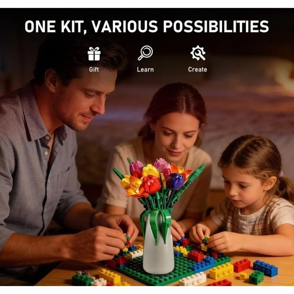 (b32/15)BRIKSMAX 2.0 Light Kit Compatible with Lego The Botanical
